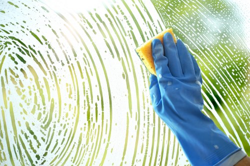 Local cleaning team handling a commercial end of lease clean in EC2