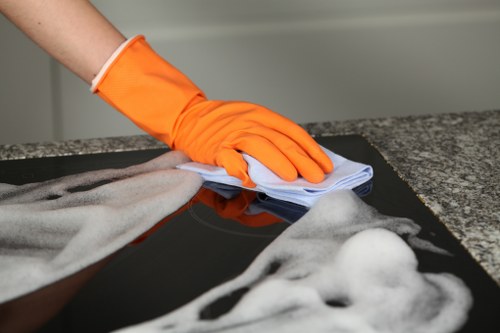Thorough cleaning service in a central London EC2 building