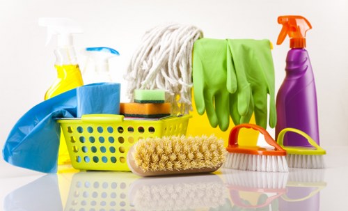 Image showing worker welfare and compliance checks in a cleaning business