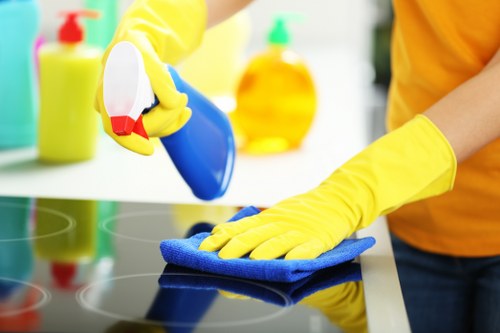 Regular office cleaning for businesses in the EC2 area
