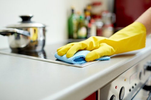 Professional cleaning of office seating in EC2