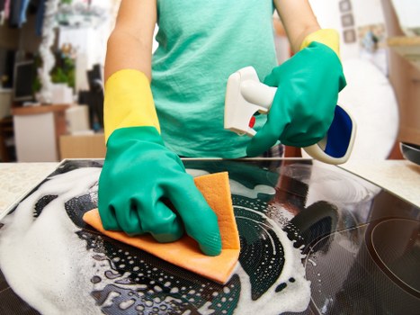 Carpet cleaning equipment used for deep extraction in a home or office